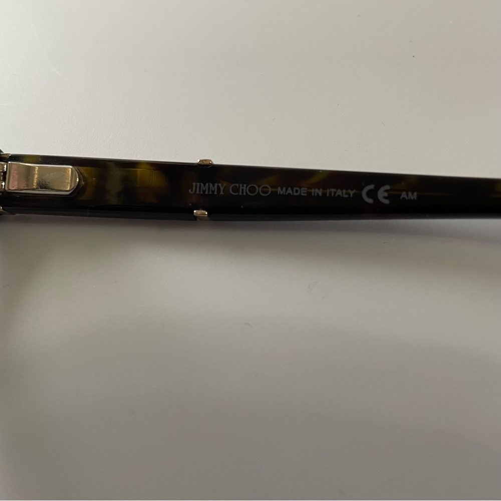 Jimmy Choo 55 086 DARK TORTOISE 52-15-140 Italy Made 10281 - Picture 7 of 10